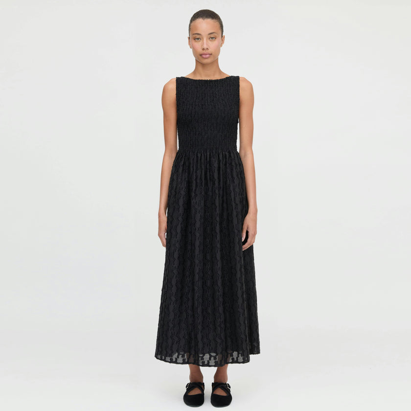 The Cosima Nap Dress - Black Fil Coupé