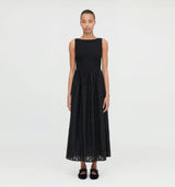 The Cosima Nap Dress - Black Fil Coupé
