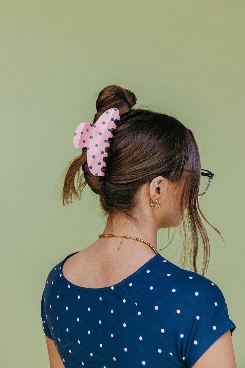 POLKA DOT & STRIPED OVERSIZED CLAWS