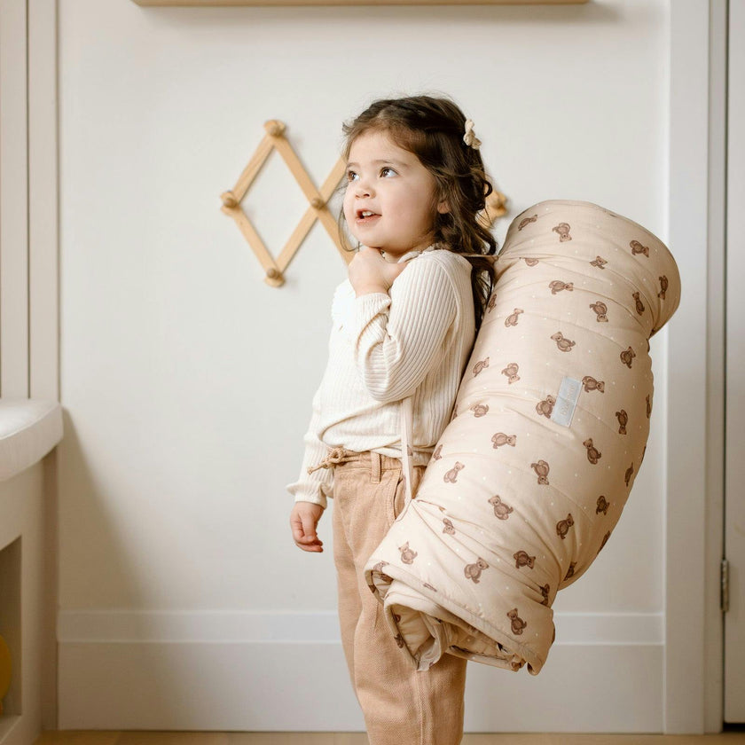 Organic Toddler Nap Roll-N-Rest Mat Set