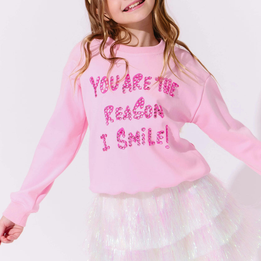 You are the reason I smile Sweatshirt