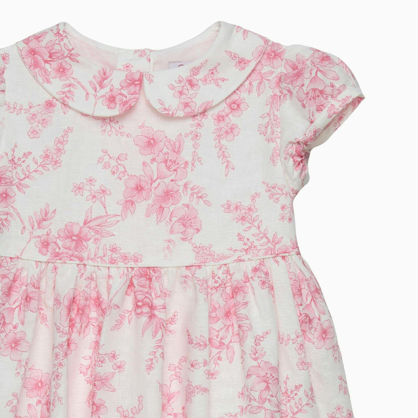 Baby Kate Floral Linen Dress