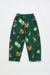 VEGETABLE QUILTED PANTS GREEN