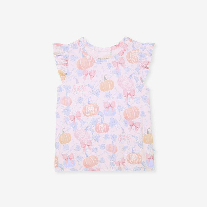 Posh Pumpkins Ruffled Tee