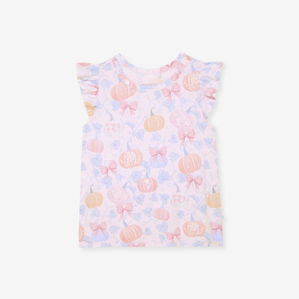 Posh Pumpkins Ruffled Tee