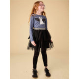 Bat Graphic Tee, Blue