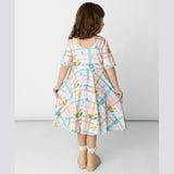 Reese Print Scoop Neck Dress