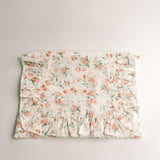 Sorrento Bloom Timeless Floral Ruffle Zipper Pouch