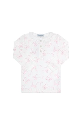 Charming Bows Print Pajamas