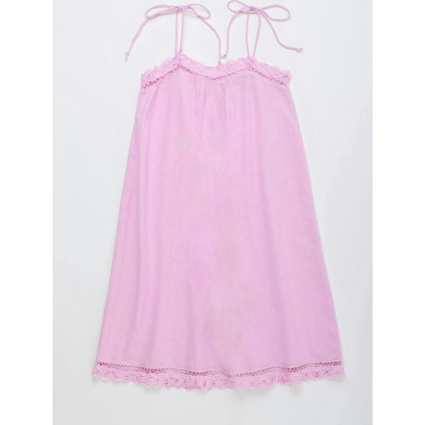 ISLA LACE DRESS PINK