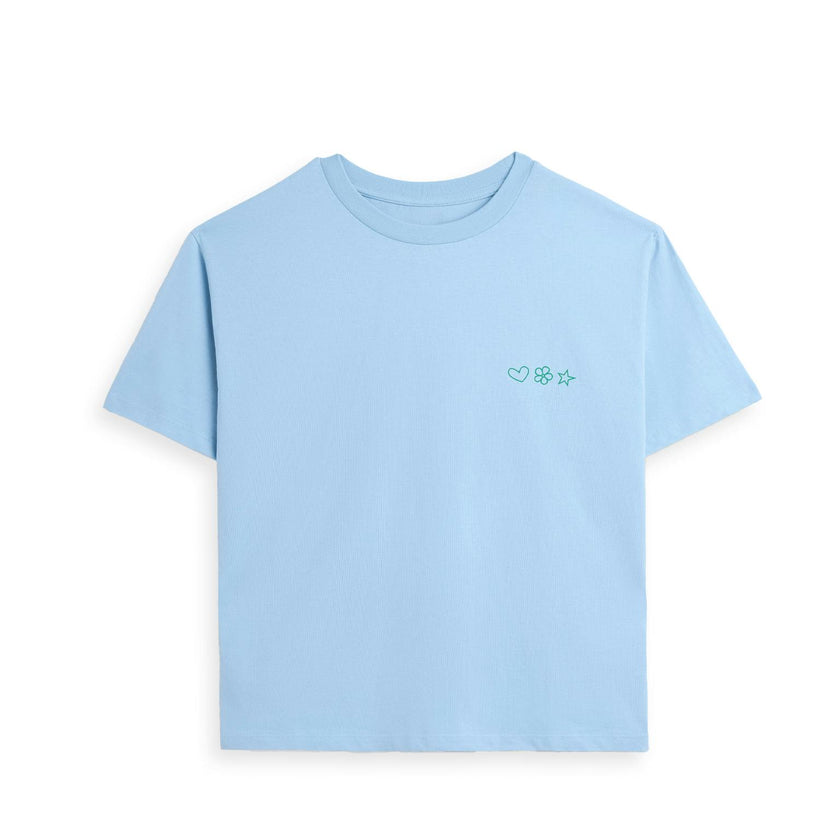 women's t-shirt – go outside look inside