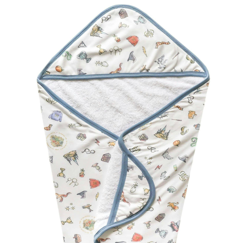 Premium Baby Knit Hooded Towel - Wizarding World