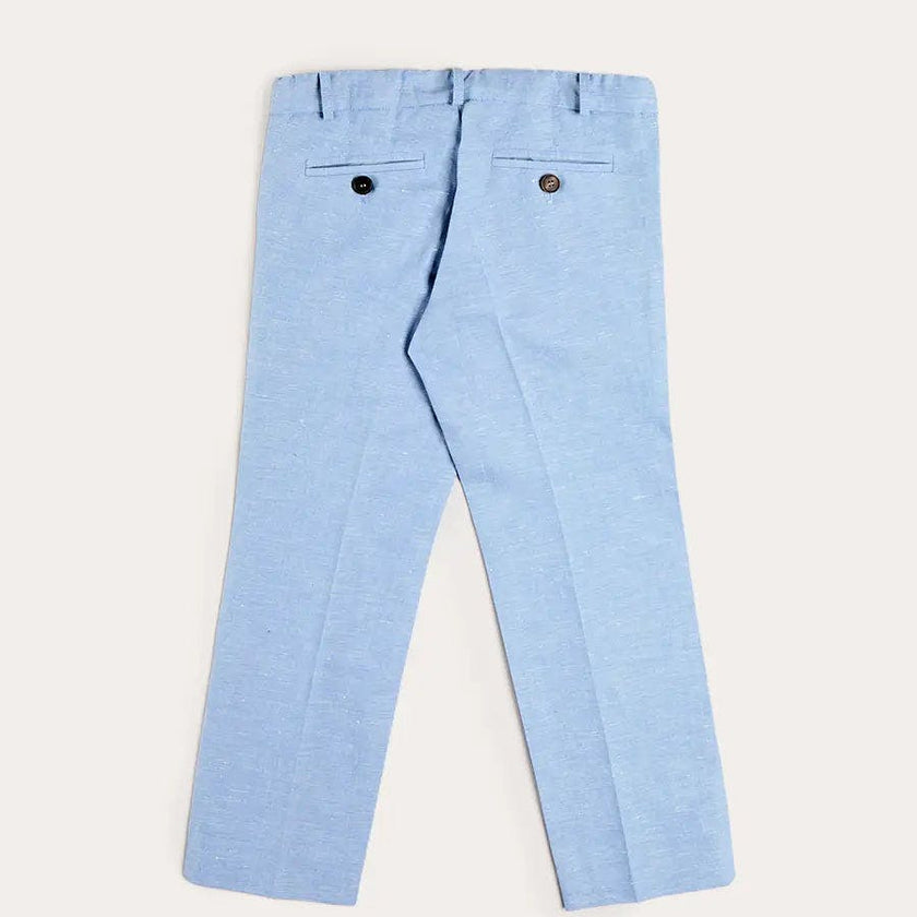 Plain Trousers in Sky Blue (4- 10yrs)
