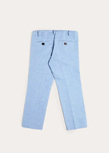Plain Trousers in Sky Blue (4- 10yrs)