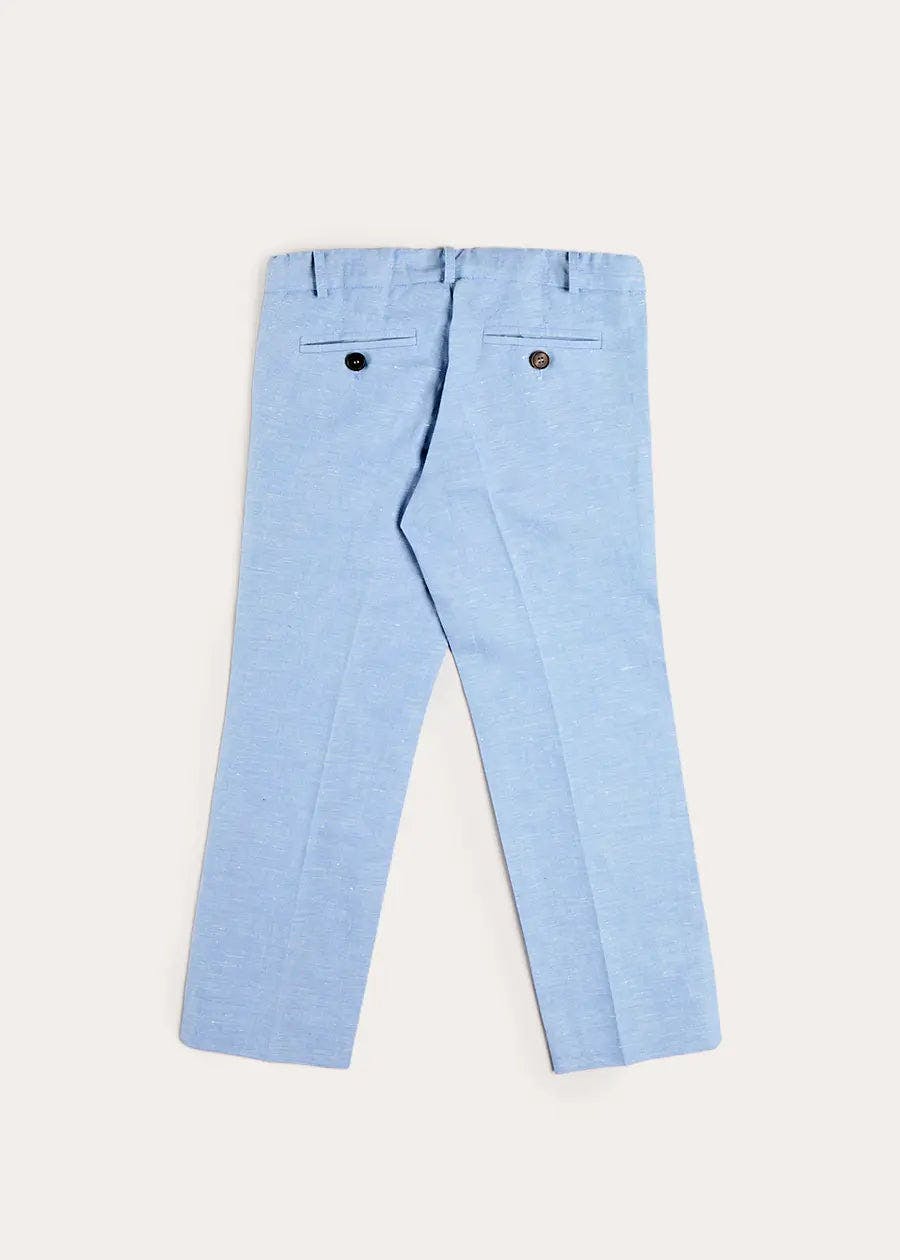 Plain Trousers in Sky Blue (4- 10yrs)