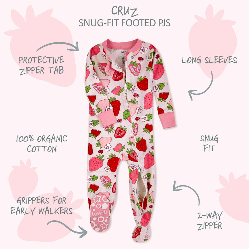 CRUZ Snug Fit Footed Sleeper