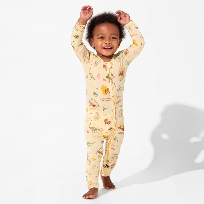 Jurassic Park: Origins Bamboo Convertible Footie