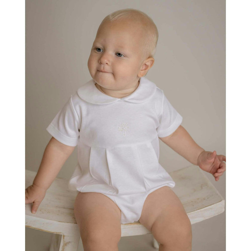 Cross Pima Bubble Romper