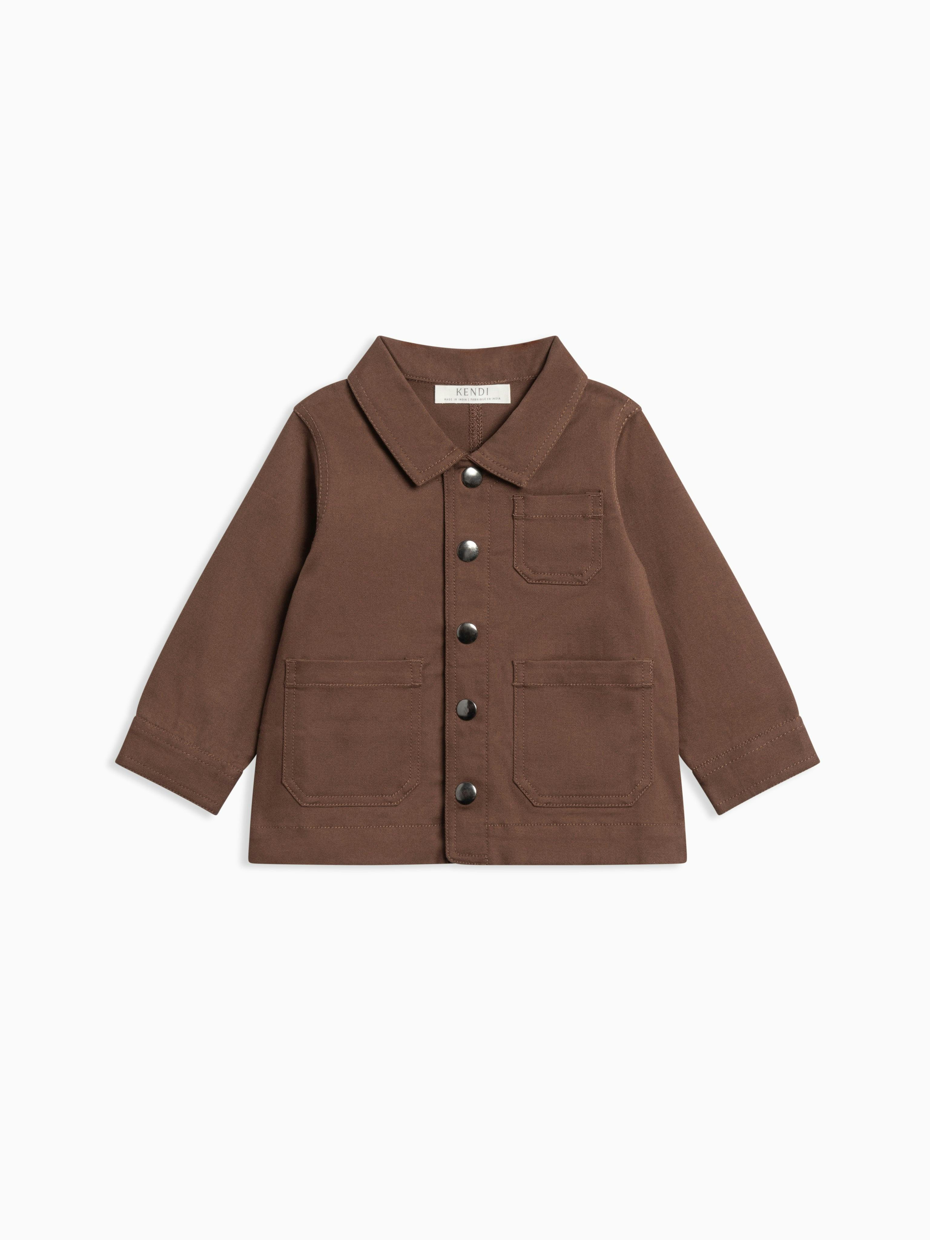 Denver Twill Chore Jacket - Chestnut