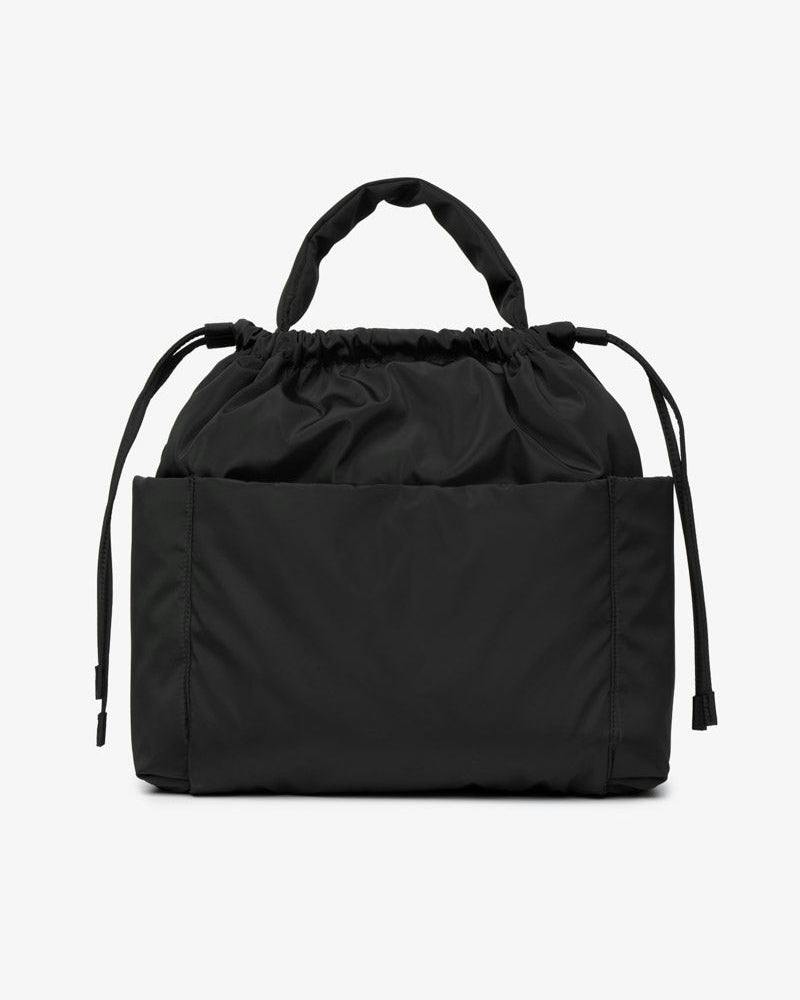 Luna Drawstring Changing Tote Black