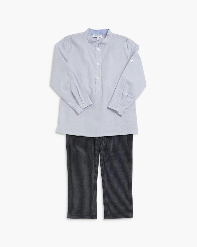 Theodore Pants Medium Blue Corduroy