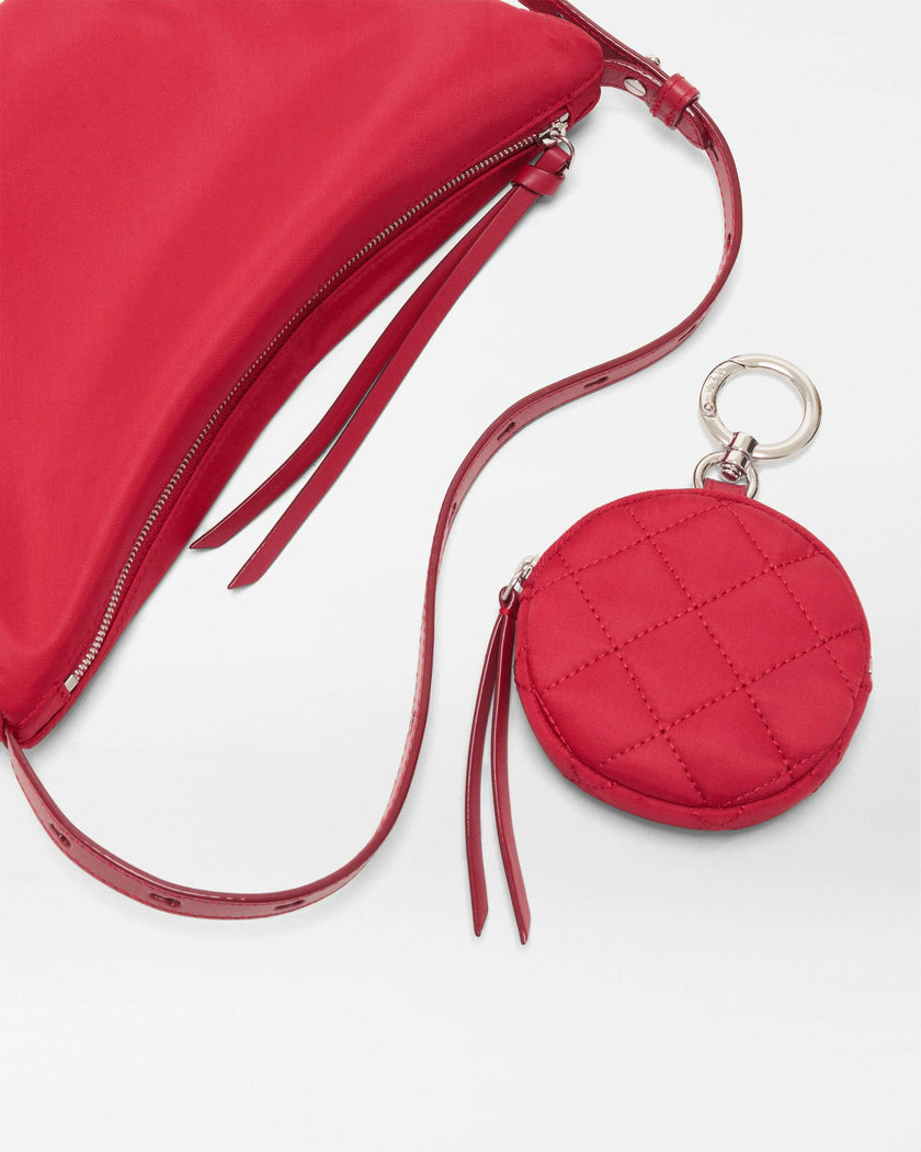 Red Apple Small Waverly Hobo