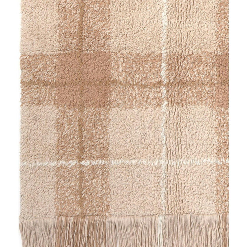 Washable Rug Tartan Rose, Pink