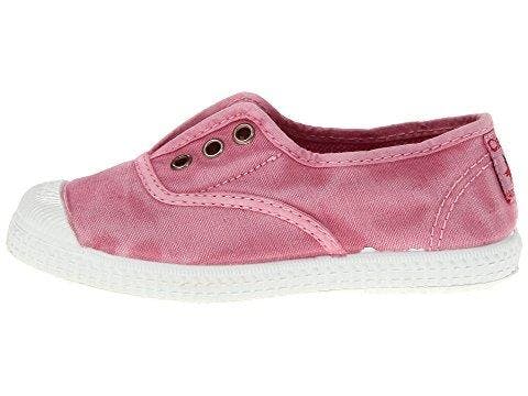 Cienta 70777.42 Washed Pink Canvas Laceless Sneaker