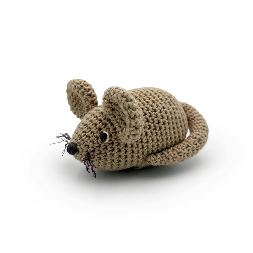 Mix Animals Set 🐻 100% organic crochet rattles, teethers, music boxes, plush
