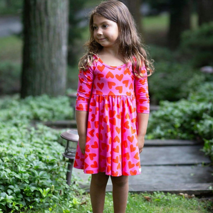 Twirly Dress in Hearts