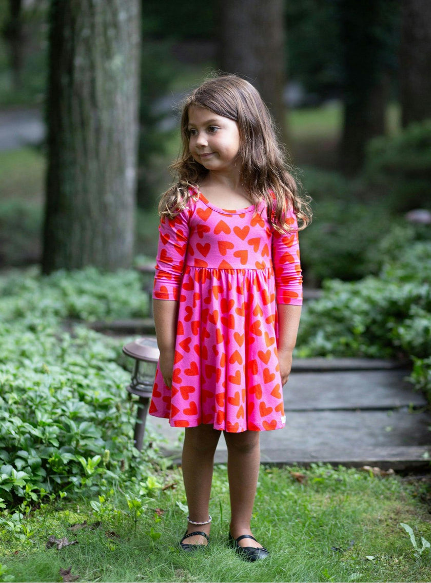 Twirly Dress in Hearts