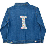Liberty of London Children's Personalised Denim Jacket, Blue