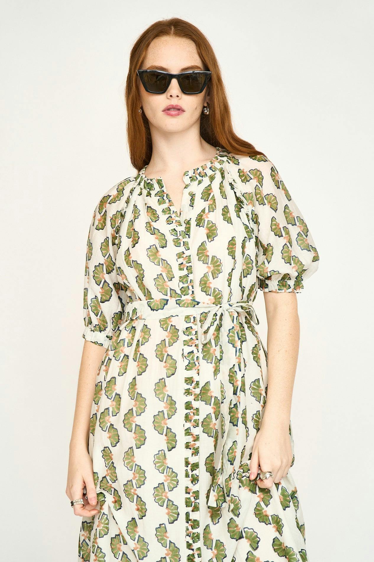 Somerset Dress in Dill Orchard Road