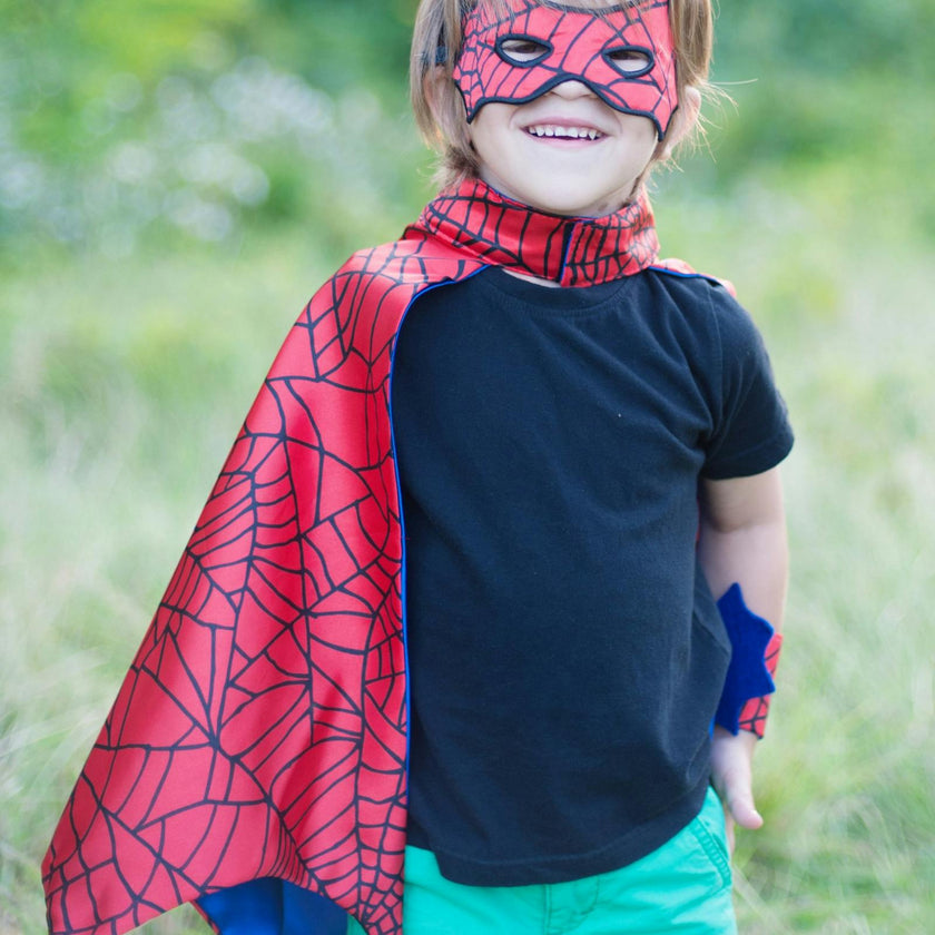 Spider Cape Set with Mask and Cuffs