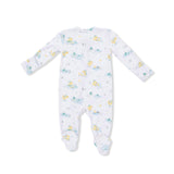 Frog and Duck Pond - 2 Way Zipper Footie
