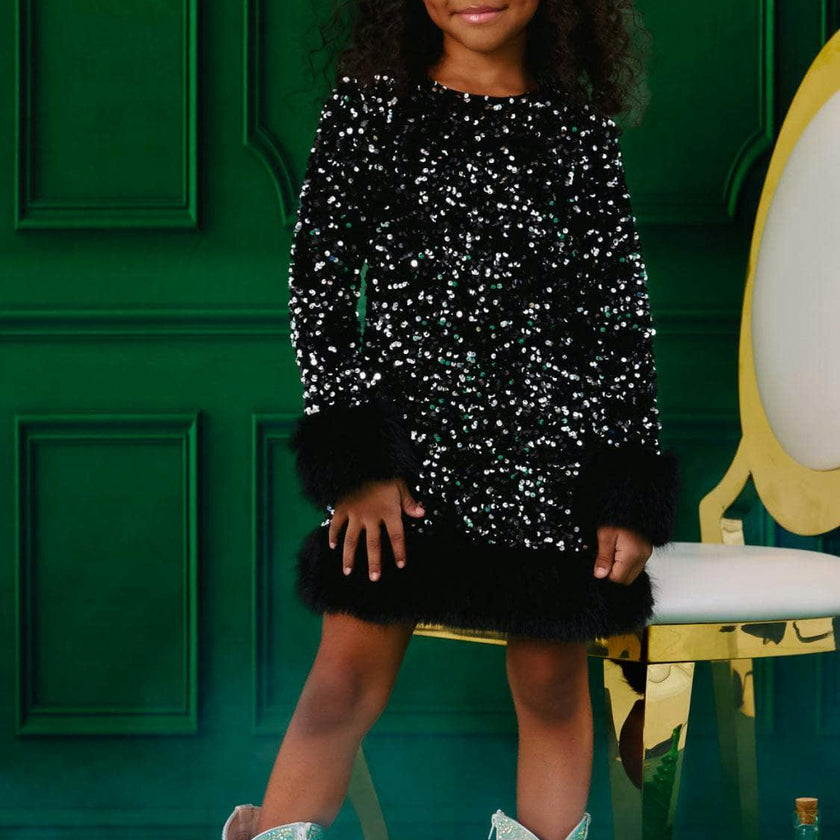 Midnight Shimmer Dress