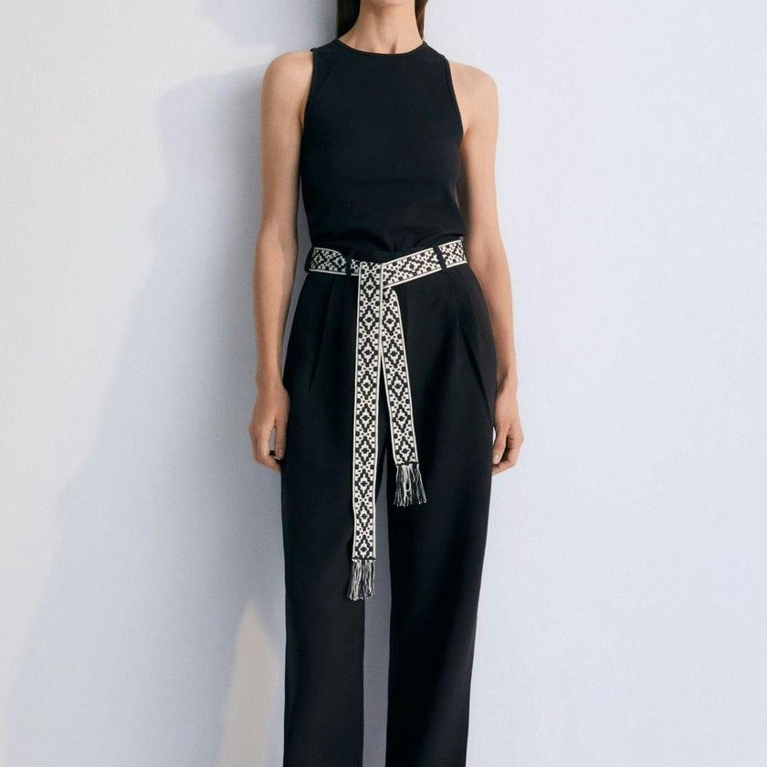 Orfeo Woman Top Caviar