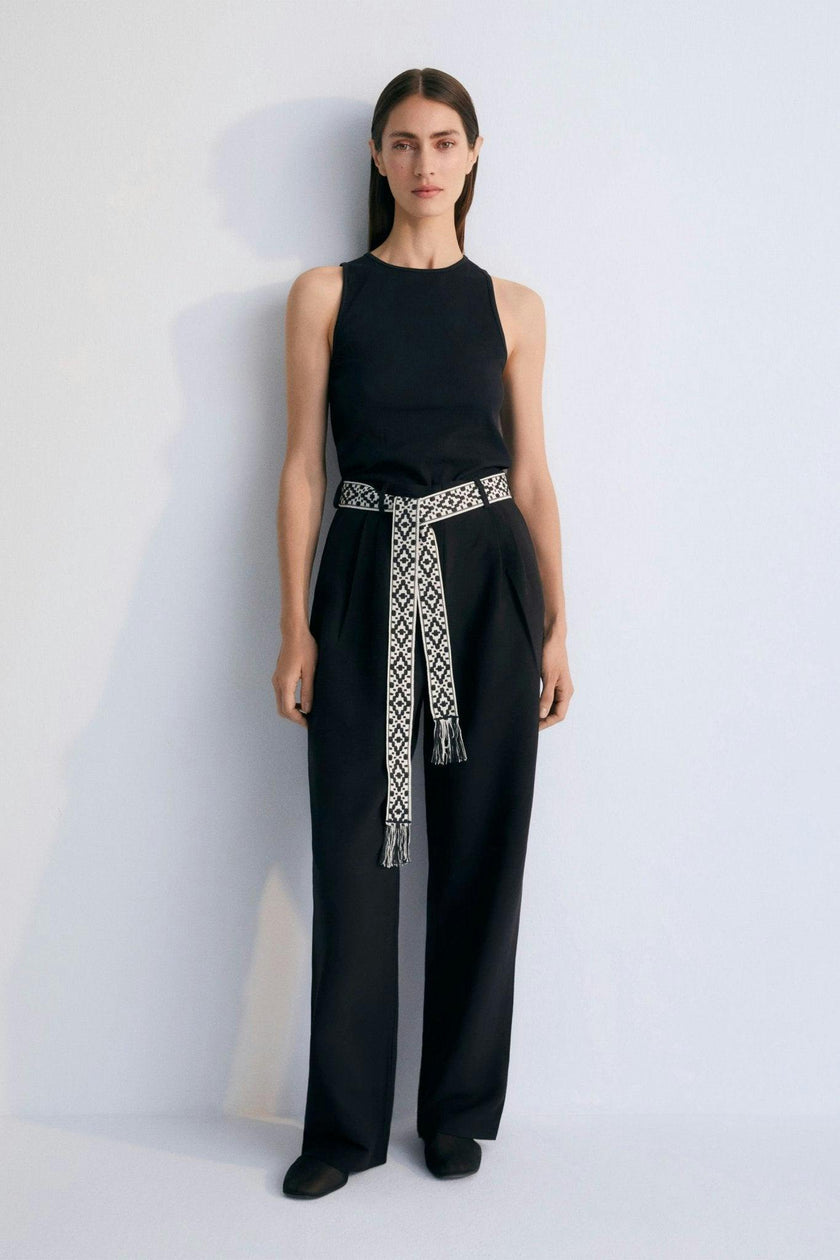 Orfeo Woman Top Caviar