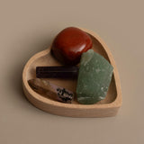 Mystical Pocket Crystals with Carved Heart Trinket Tray Gift Set