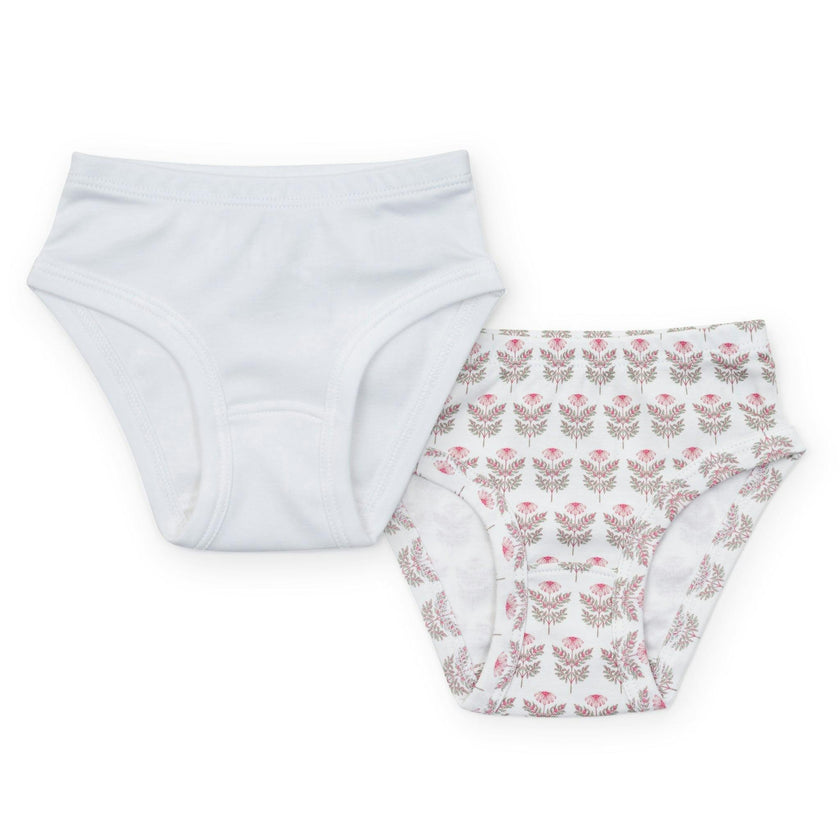 Lauren Girls' Underwear Set Berkshire Batik Floral/White