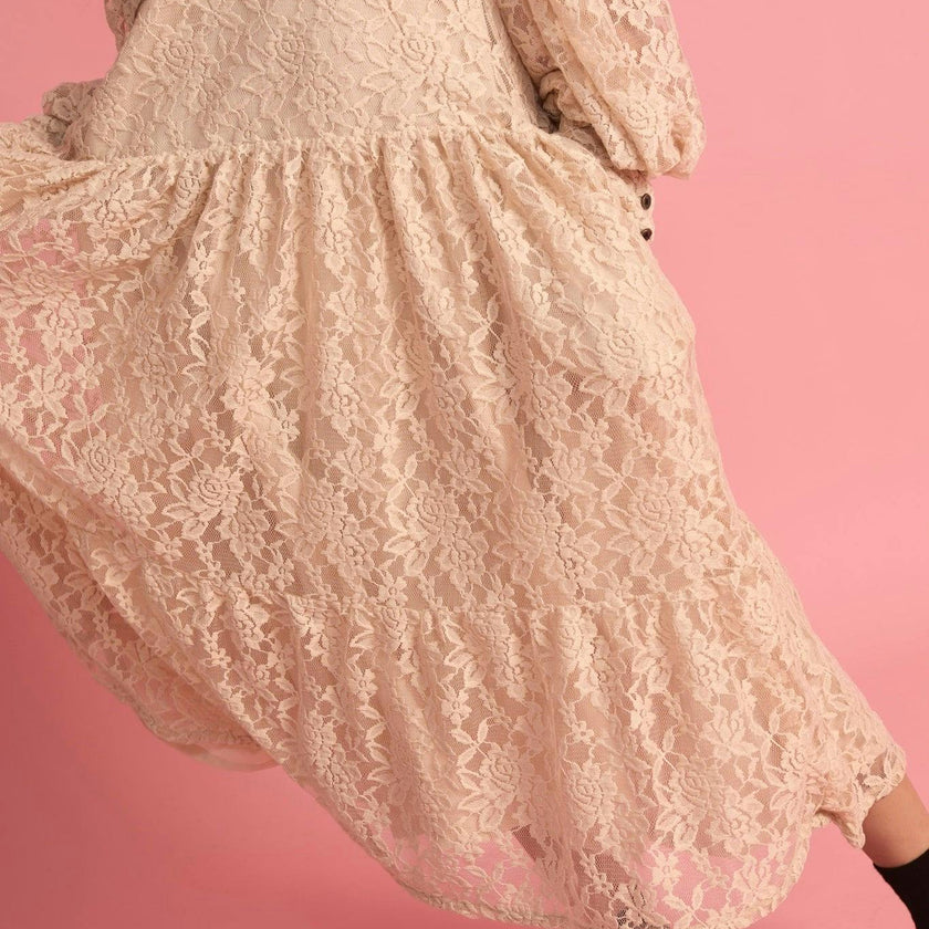 Lace Dress Light Pink