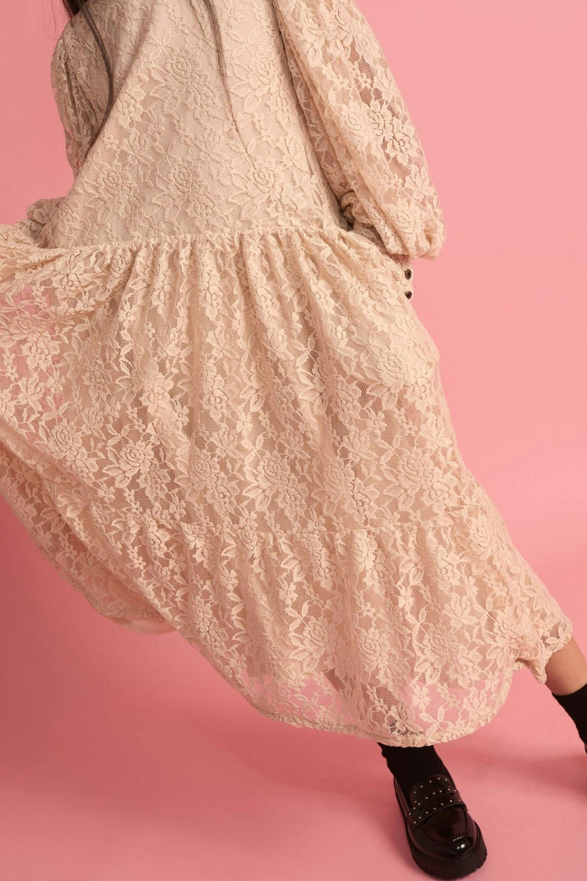 Lace Dress Light Pink