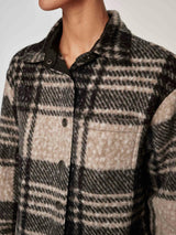 Faye Shirt | Fuzzy Plaid