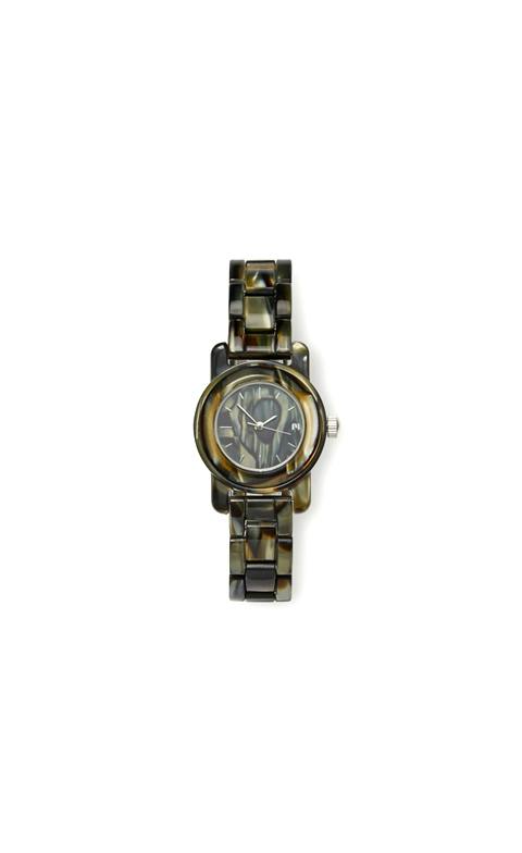 Mini Mono Watch in Midnight Horn