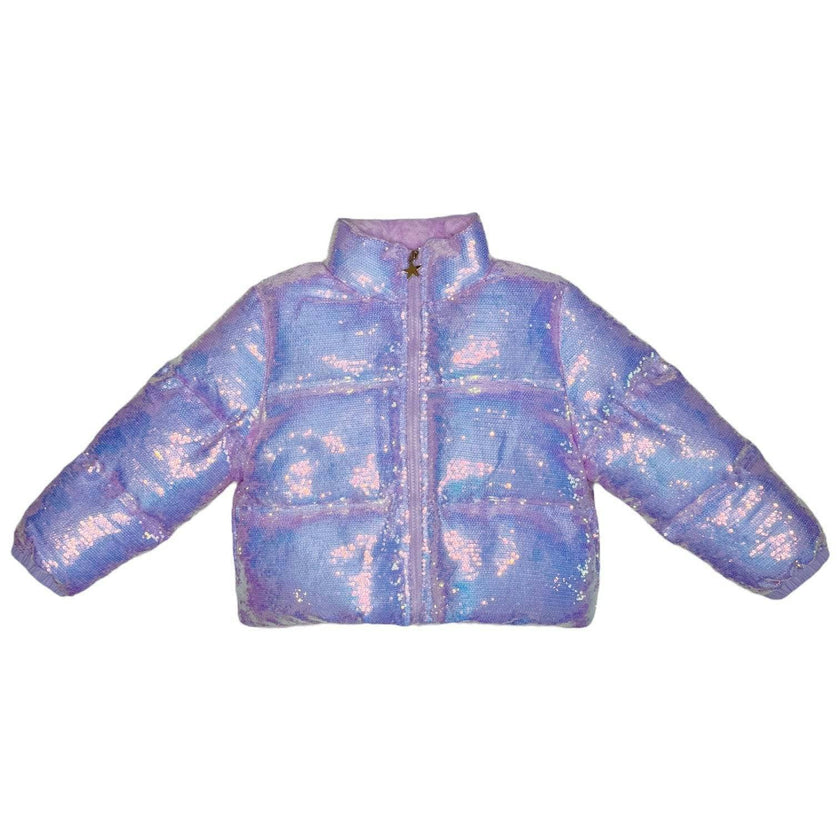 Lavender Shimmer Puffer