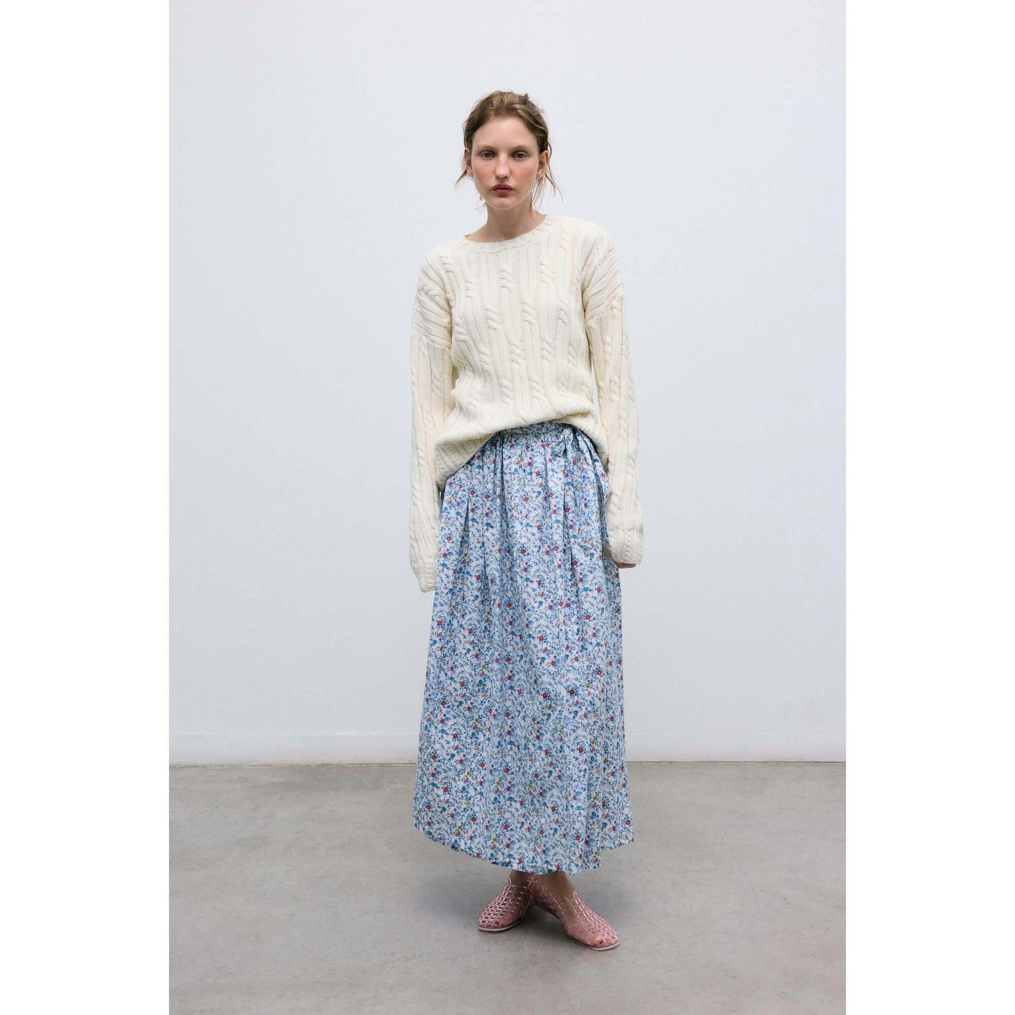 Cloe Woman Long Skirt Cloe Print