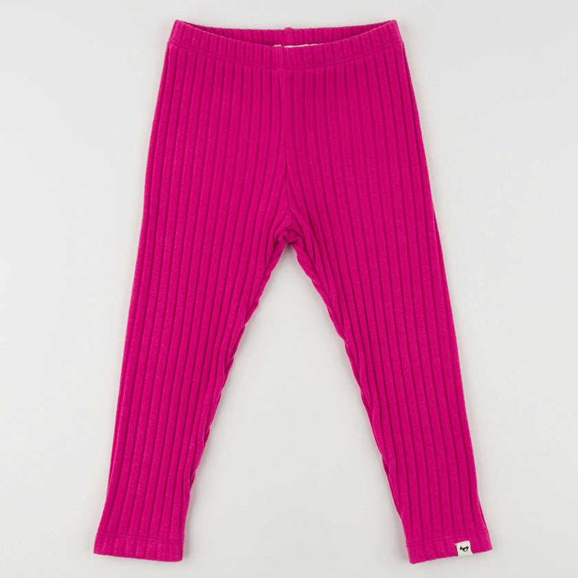Wide Rib Plain Legging