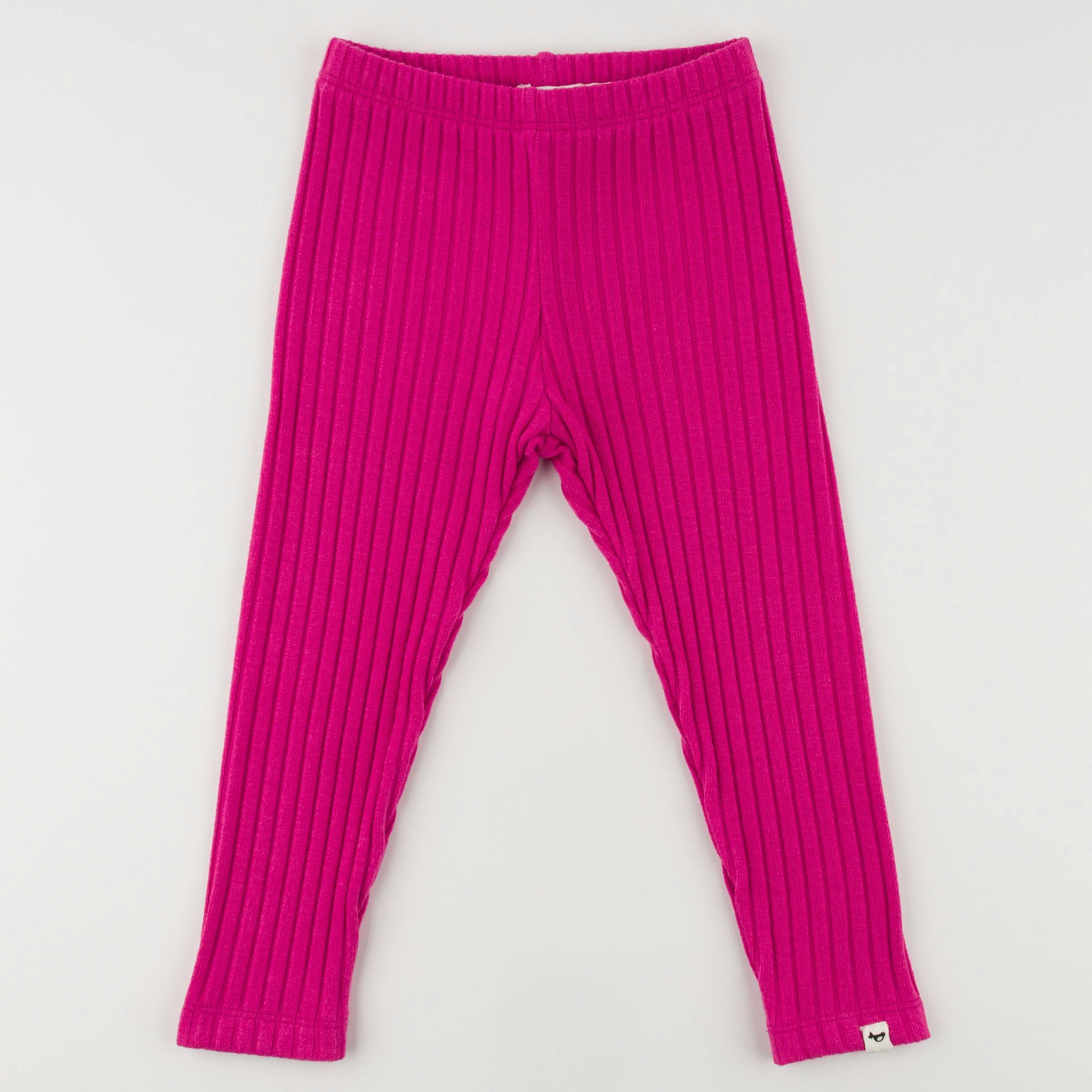 Wide Rib Plain Legging