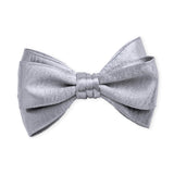 Multicolor Classic Satin Bow Hair Clip Set