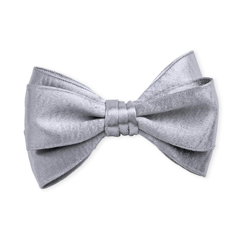 Multicolor Classic Satin Bow Hair Clip Set